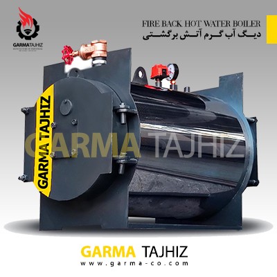 دیگ آب گرم 200 هزار کیلو کالری بر ساعت 